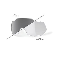 100% Speedtrap Replacement Lens, Photochromic Clear/Smoke