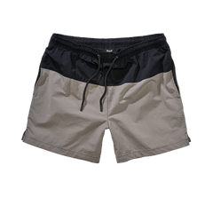 Brandit Swimshort Basic Badeshorts, black/grey