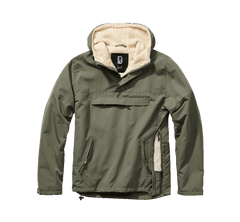 Brandit Windbreaker Sherpa Jacke, oliv