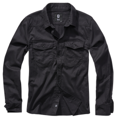 Brandit Flanellshirt hemd, schwarz