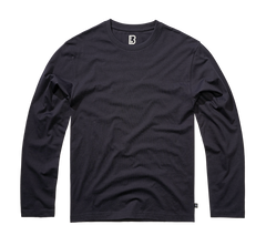 Brandit Premium langarm-T-shirt, marineblau