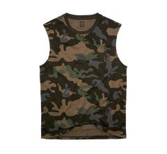 Brandit Ärmelloses T-shirt, Dunkles Tarnmuster