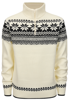 Brandit Norweger Troyer pullover, weiß