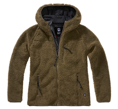 Brandit Teddy Damen-Fleecejacke, oliv