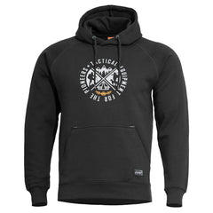 Pentagon Phaeton Hood Herren-Kapuzenpullover "Pioneers", black