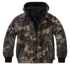 Brandit Windbreaker Frontzip otroška jakna, Darkcamo