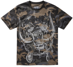 Brandit Motörhead T-shirt Warpig Druck, darkcamo