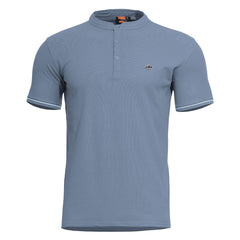 Pentagon T-Shirt Levantes Henley Stripes, blau