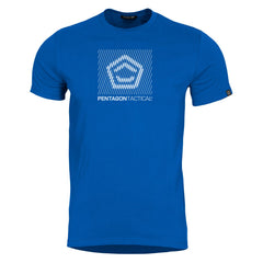 Pentagon kurz T-Shirt Ageron Parallel, liberty blue