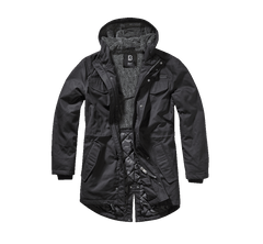 Brandit Marsh Lake Teddyparka, schwarz