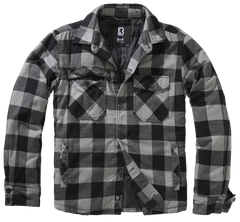Brandit Lumber Jacke, schwarz+charcoal