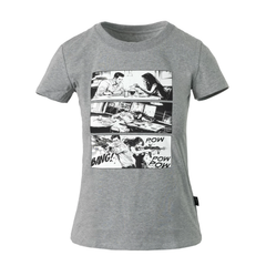 Helikon-Tex Combat Date Damen-T-Shirt, mid grey melange