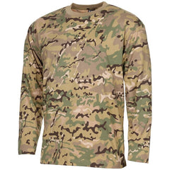 MFH American Langarm-T-shirt, operation-camo