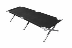 BasicNature Alu-Kampfliege Reiseliege schwarz 210 cm