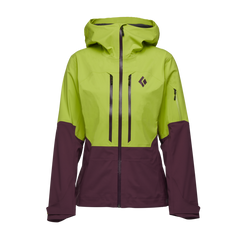 Black Diamond Recon Lt Stretch Shell Damen-Skijacke, aloe-blackberry