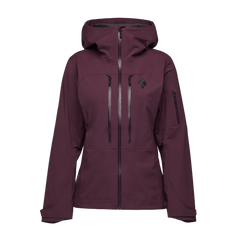 Black Diamond Recon Lt Stretch Shell Damen-Skijacke, blackberry