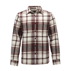 Black Diamond Project Heavy Flannel Herren Flanellhemd, burgundy-off white plaid