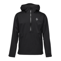 Black Diamond Stormline Stretch Anorak wasserdichte Herrenjacke, schwarz
