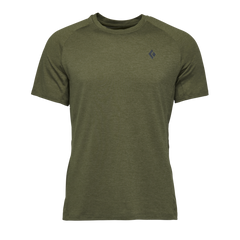 Black Diamond Lightwire Tech Herren Kurzarm-T-Shirt, crag green