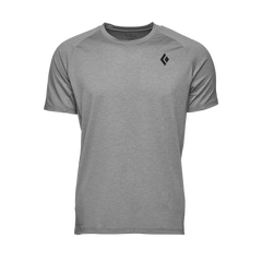 Black Diamond Lightwire Tech Herren Kurzarm-T-Shirt, steel grey