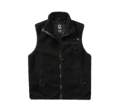 Brandit Teddyfleece Fleeceweste, schwarz