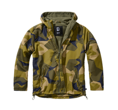 Brandit Frontzip Windbreaker softshell jakna, swedish camo