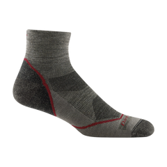 Darn Tough Light Hiker 1/4 Lightweight pohodniške nogavice z blazinjenjem, Taupe