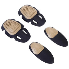 DRAGOWA Knee and Elbow Protectors, Coyote