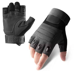 DRAGOWA TACTICAL Pine Taktische handschuhe kurz, schwarz