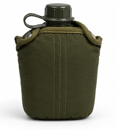 Dragowa Tactical taktische Feldflasche 800ml, grün