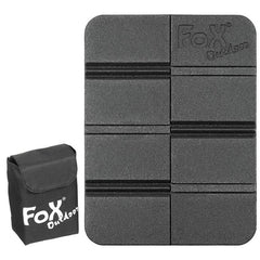 Fox Outdoor Thermopad unter dem Sitz faltbar mit MOLLE-tasche, schwarz