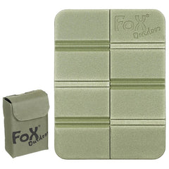 Fox Outdoor Thermopad unter dem Sitz, faltbar, mit MOLLE-tasche, oliv