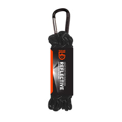 GearAid Paracord 550' 9 m, črn refleksni