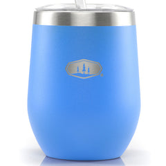 GSI Outdoors Glacier Double Wall Party Cup 355ml, Blue Astra