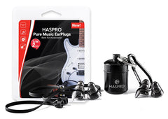 HASPRO Pure music stuple do usi, schwarz