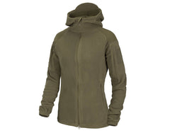 Helikon-Tex Cumulus Damen-Fleece-Kapuzenpullover, Taiga green