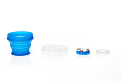 Humangear Go Cup Πτυσσόμενη Κούπα Ταξιδιού υγιεινή και συμπαγής, μπλε, 237 ml