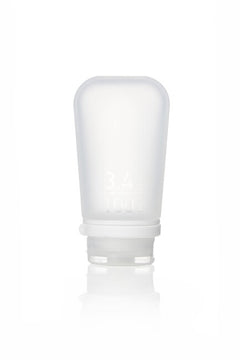 Humangear GoToob+ Silikon-Reiseflasche/Becher 100 ml klar