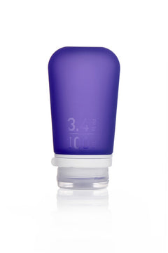 Humangear GoToob+ Silikon-Reiseflasche/Becher 100 ml lila