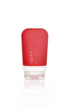Humangear GoToob+ silikon reiseflasche / behälter 74 ml, rot