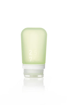 Humangear GoToob+ Silikon Reiseflasche / Behälter 74 ml, grün