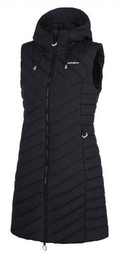 HUSKY Napi γυναικείο hardshell γιλέκο, μαύρο