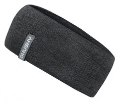 HUSKY Merband 2 Damen-Merino-Stirnband, schwarz