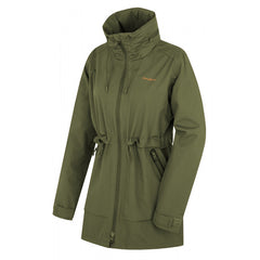 HUSKY Nevr Damen-Hardshellmantel, dunkelkhaki