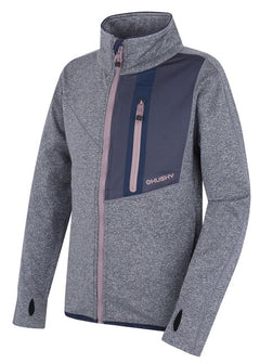 HUSKY Ane K Kinder Kapuzenpullover mit Reißverschluss, dunkelblau