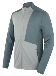 HUSKY Tarp Herren-Sweatshirt mit Reißverschluss, black green/dk. grey green, M