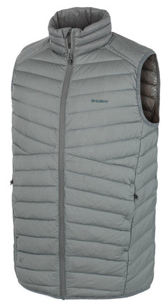 HUSKY Dresles Herren Daunenweste, dk. grey green