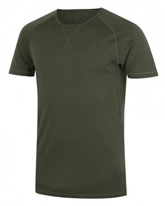 HUSKY Mersa Herren-Thermo-T-Shirt mit kurzen Ärmeln, grün