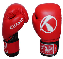 Katsudo Champion IV box rokavice, rdeče