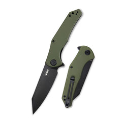 KUBEY-Messer Flash, stahl AUS 10, grün